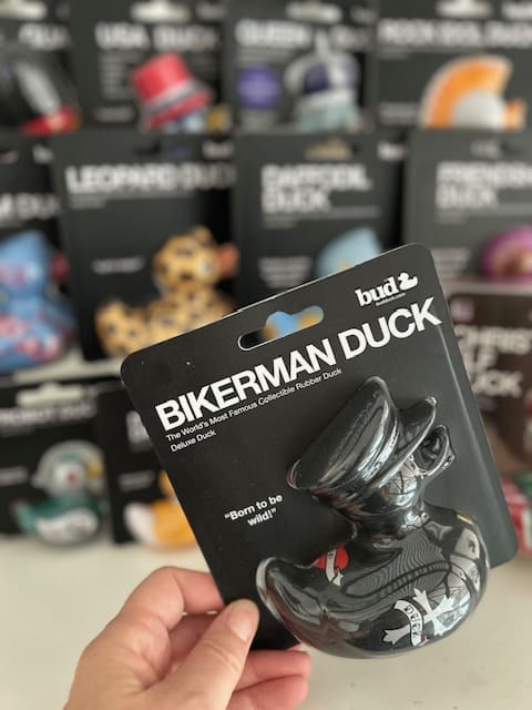BUD Deluxe Bikerman Rubber Duck