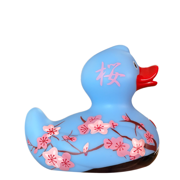 Bud Luxury Cherry Blossom Rubber Duck