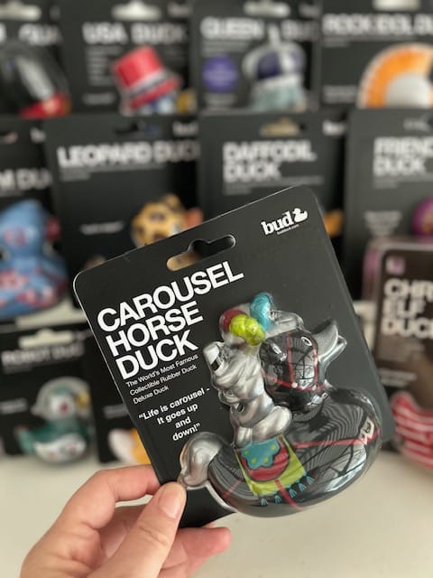 BUD Deluxe Carousel Horse Rubber Duck