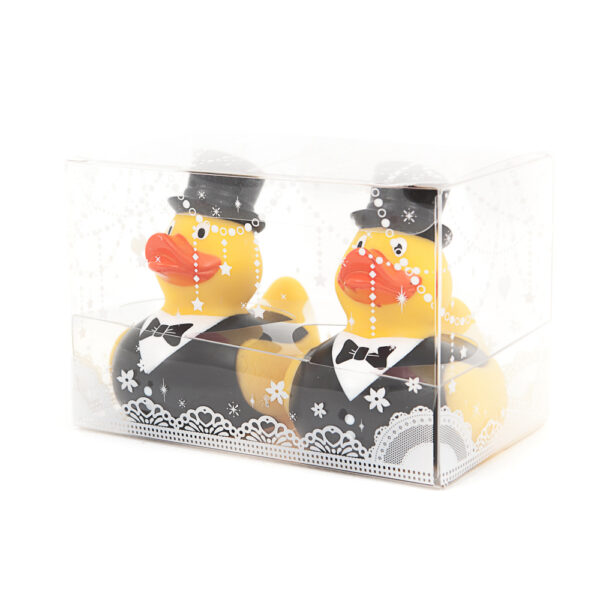 Groom and Groom Rubber Duck Set
