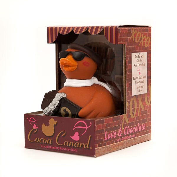 CelebriDucks Cocoa Canard Rubber Duck