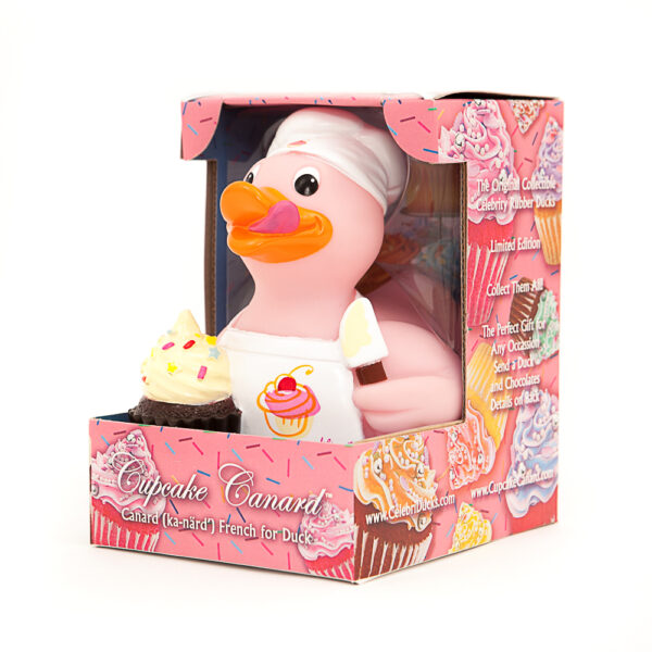 CelebriDucks Cupcake Canard Rubber Duck