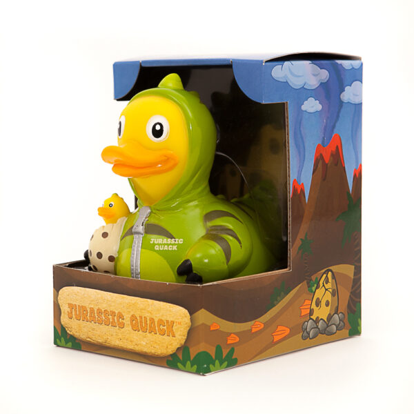 CelebriDucks Jurassic Quack Rubber Duck