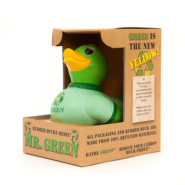 CelebriDucks Mr Green Rubber Duck