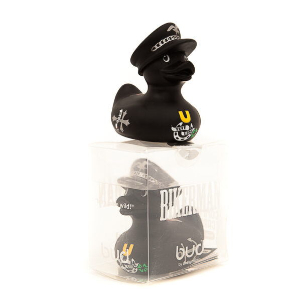 BUD Mini Deluxe Bikerman Rubber Duck (Discontinued]