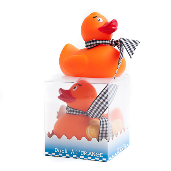 Quackers Duck a L’Orange Rubber Duck (Discontinued]