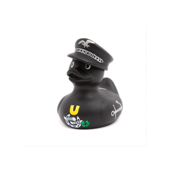 BUD Mini Deluxe Bikerman Rubber Duck (Discontinued]