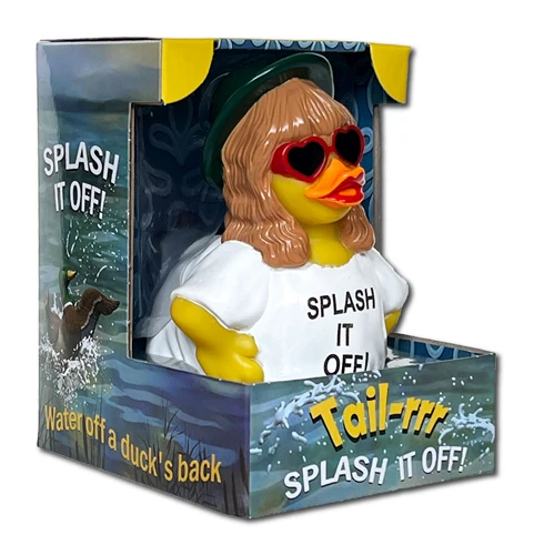 CelebriDucks Tail-rrrr Rubber Duck
