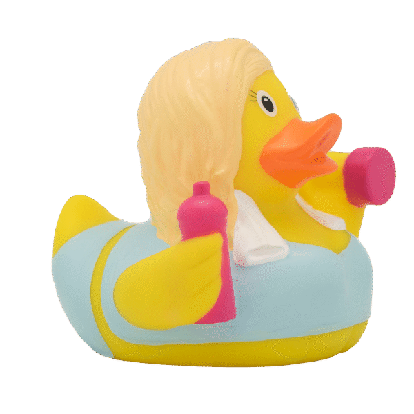 Fitness Girl Rubber Duck