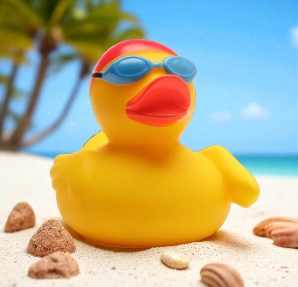 Swimmer Rubber Duck (Weighted)