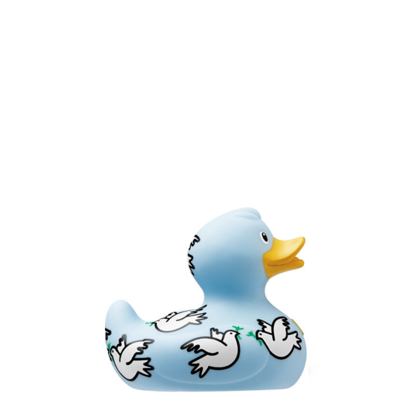 BUD Mini Luxury Love Dove Rubber Duck