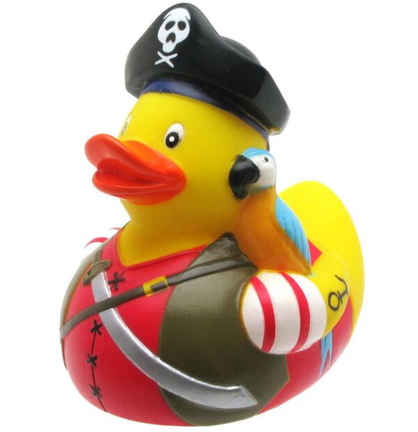Pirate with Parrot Rubber Duck Pirate with Parrot Rubber Duck