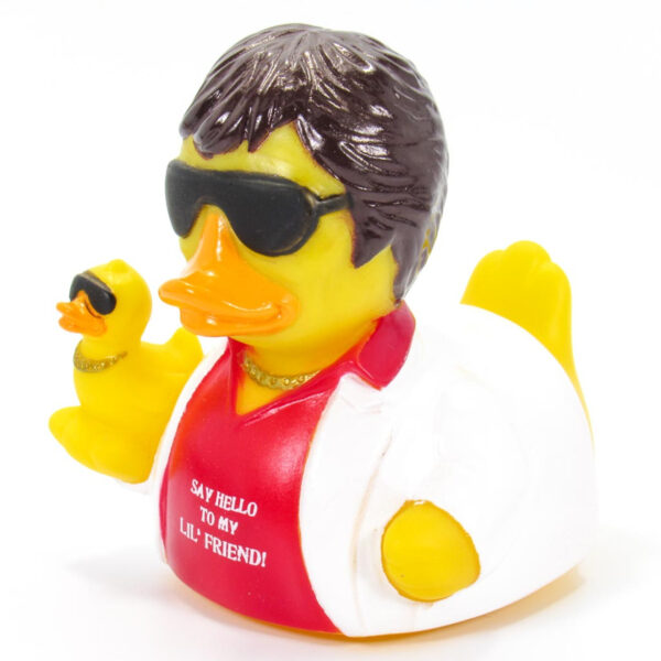 CelebriDucks Say Hello to my L'il Friend Rubber Duck