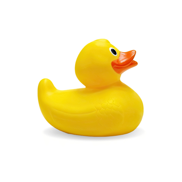Luxury Squeaky Plain Rubber Ducks – 8cm