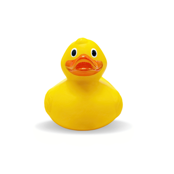 Luxury Squeaky Plain Rubber Ducks – 8cm