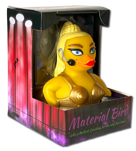 CelebriDucks Material Bird Rubber Duck
