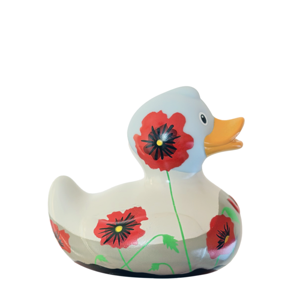 BUD Luxury Poppies Rubber Duck