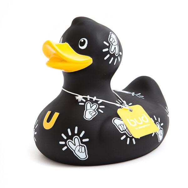 BUD Luxury Pop Peace Rubber Duck