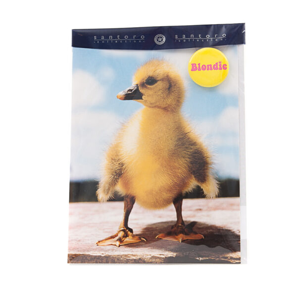 Greeting Card Blondie Badge