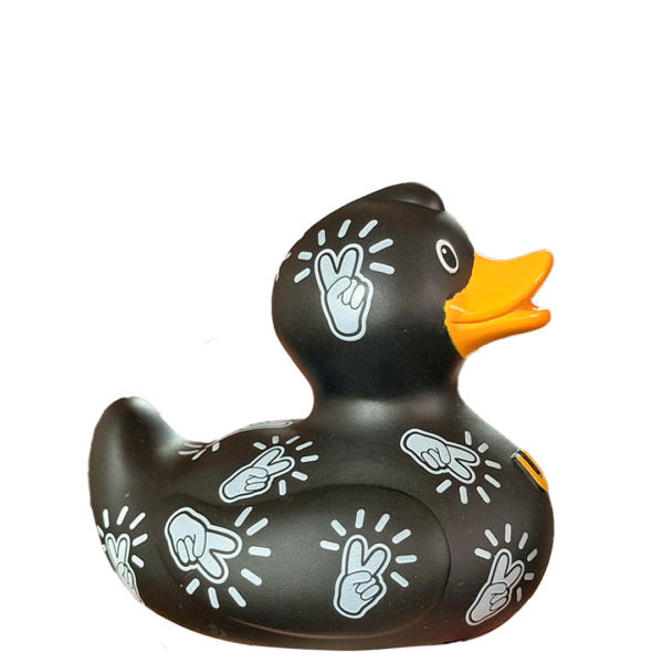 BUD Luxury Pop Peace Rubber Duck