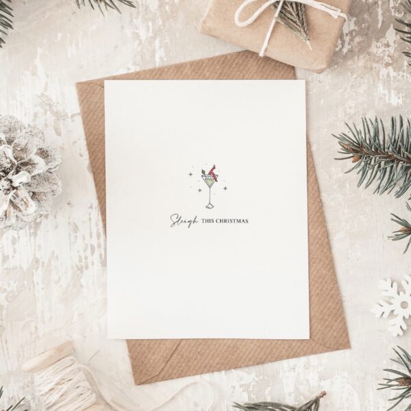 Christmas Card – ‘Sleigh This Christmas’ Christmas Card – ‘Sleigh This Christmas’