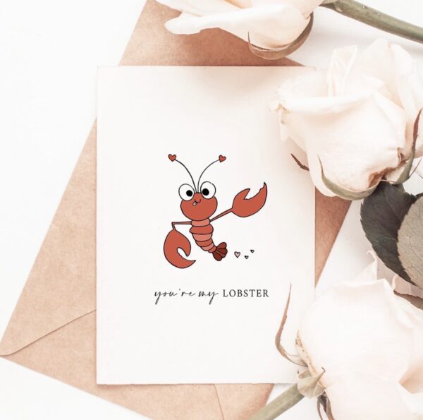 Greetings Card – ‘You’re My Lobster’ Greetings Card – ‘You’re My Lobster’