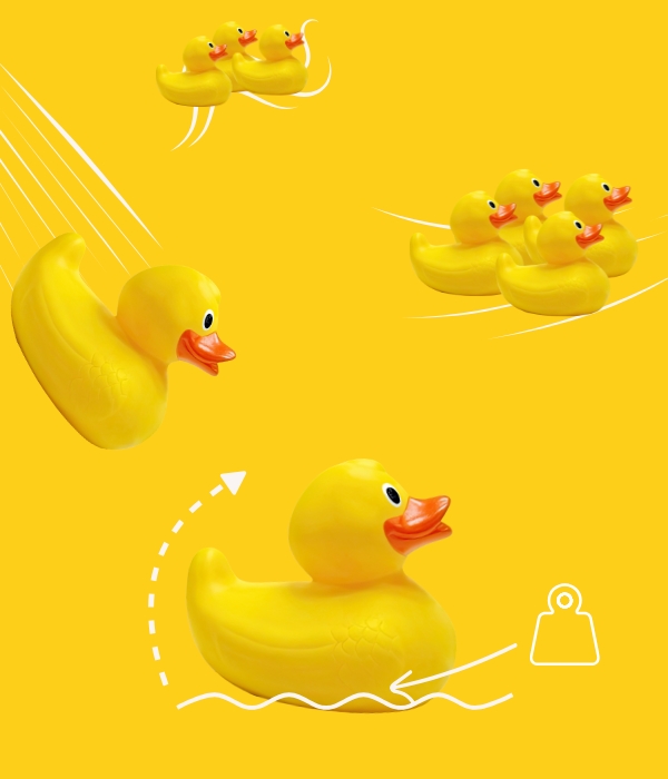 Weighted Rubber Duck Diagram