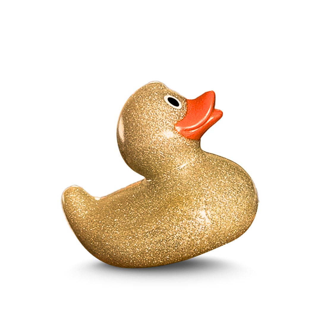glitter duck
