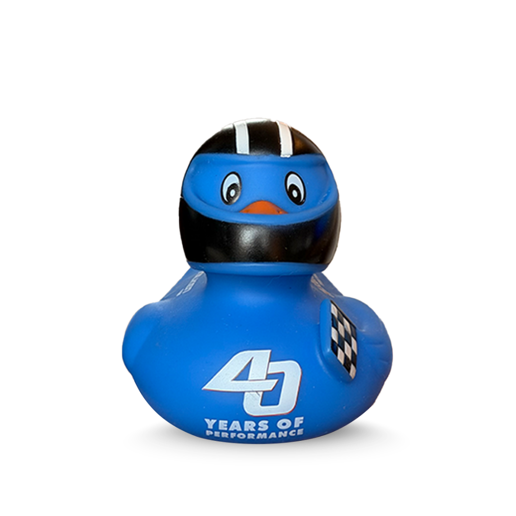 racing driver duck