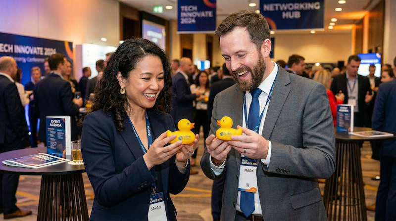 DUCKS AT EVENT